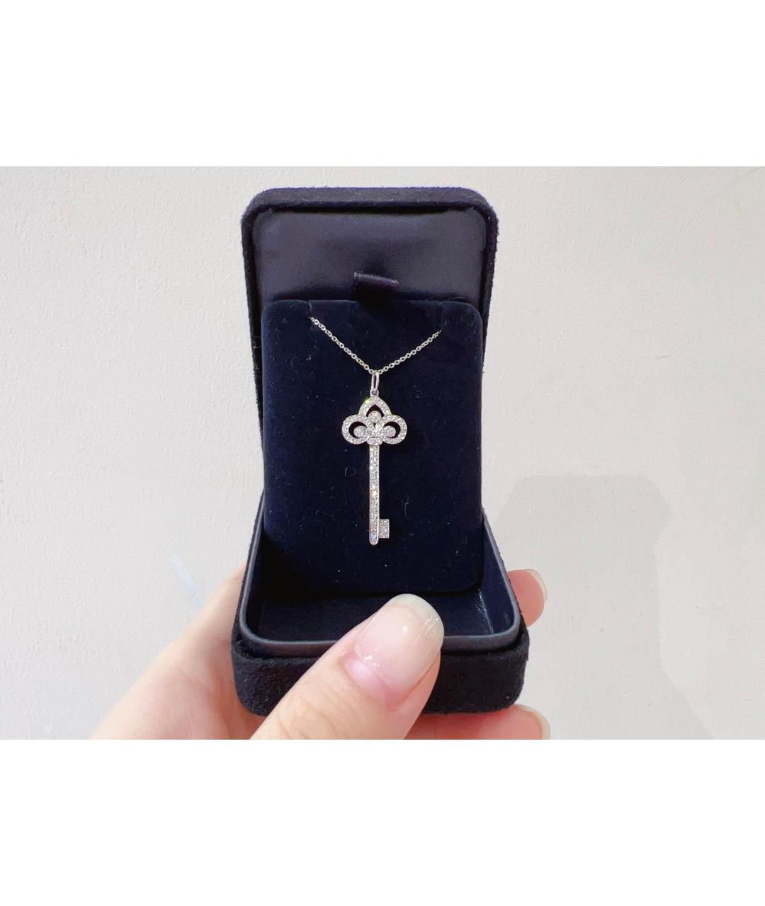 TIFFANY&CO Серебряное платиновое колье, фото 2