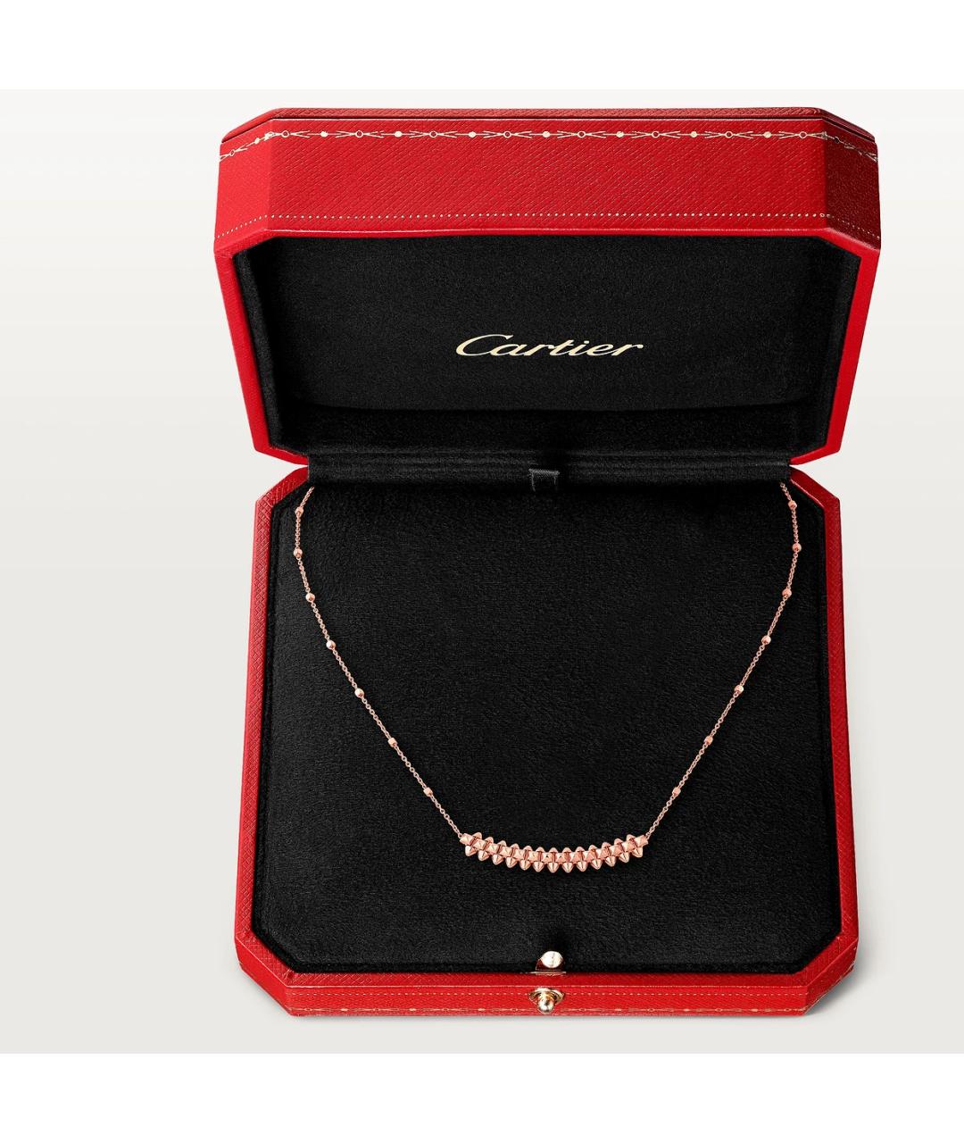 CARTIER Золотое колье из розового золота, фото 2