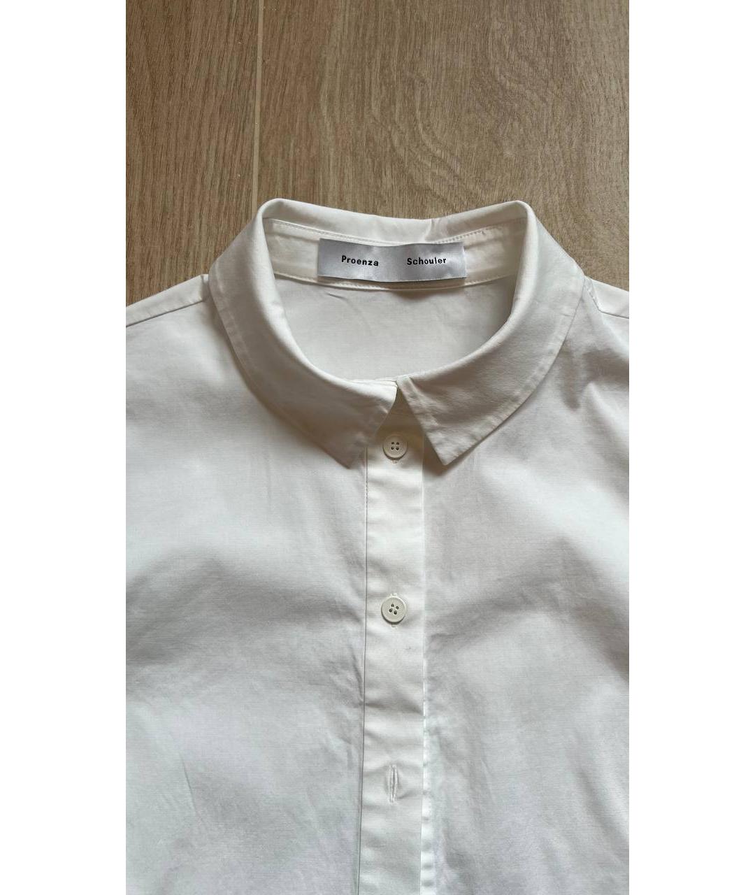 PROENZA SCHOULER Белая хлопковая рубашка, фото 3
