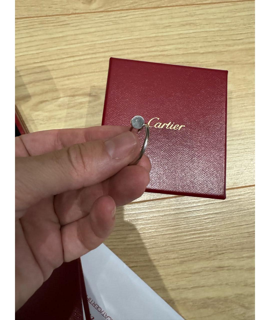 CARTIER Белое кольцо из белого золота, фото 6