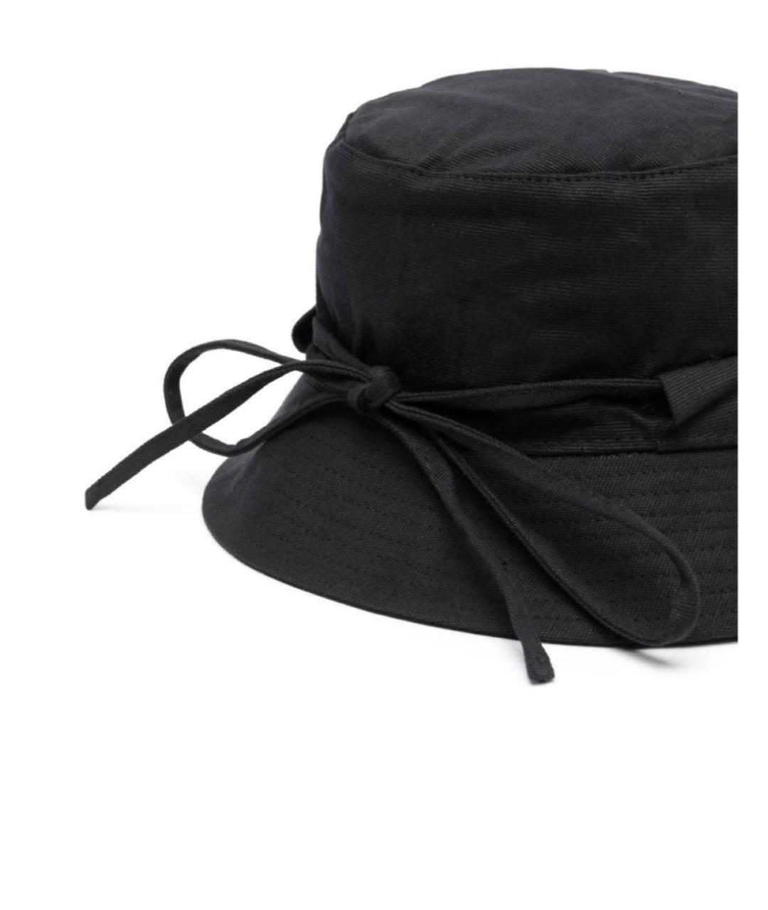 JACQUEMUS Черная шляпа, фото 3