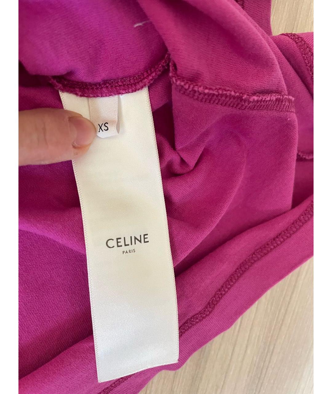 CELINE Хлопковая футболка, фото 4