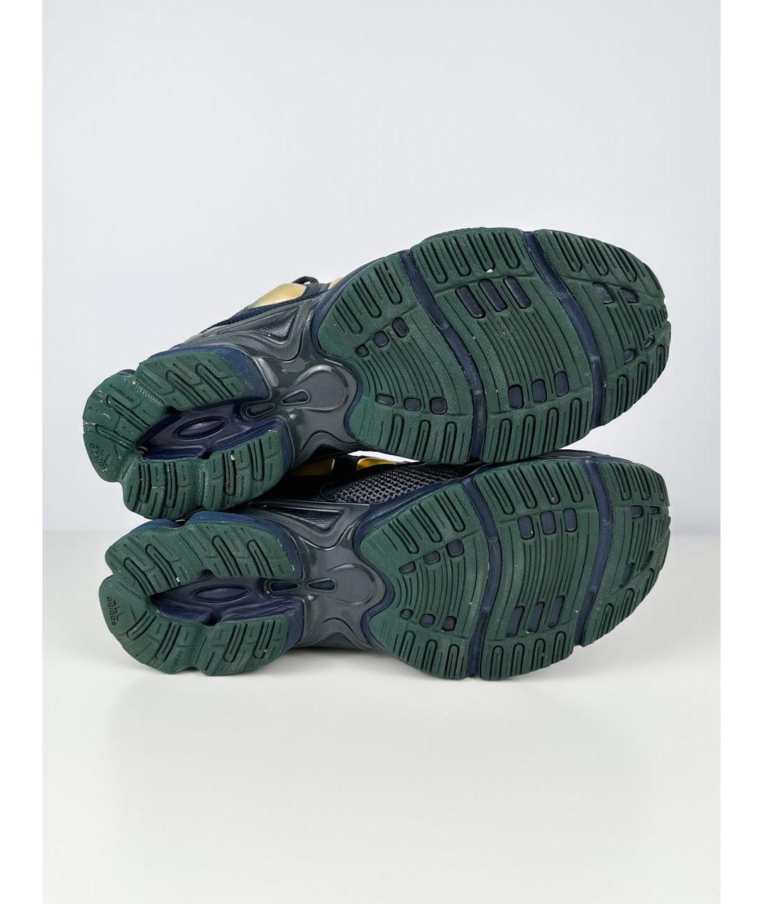 ADIDAS X RAF SIMONS Бордовые текстильные низкие кроссовки / кеды, фото 8