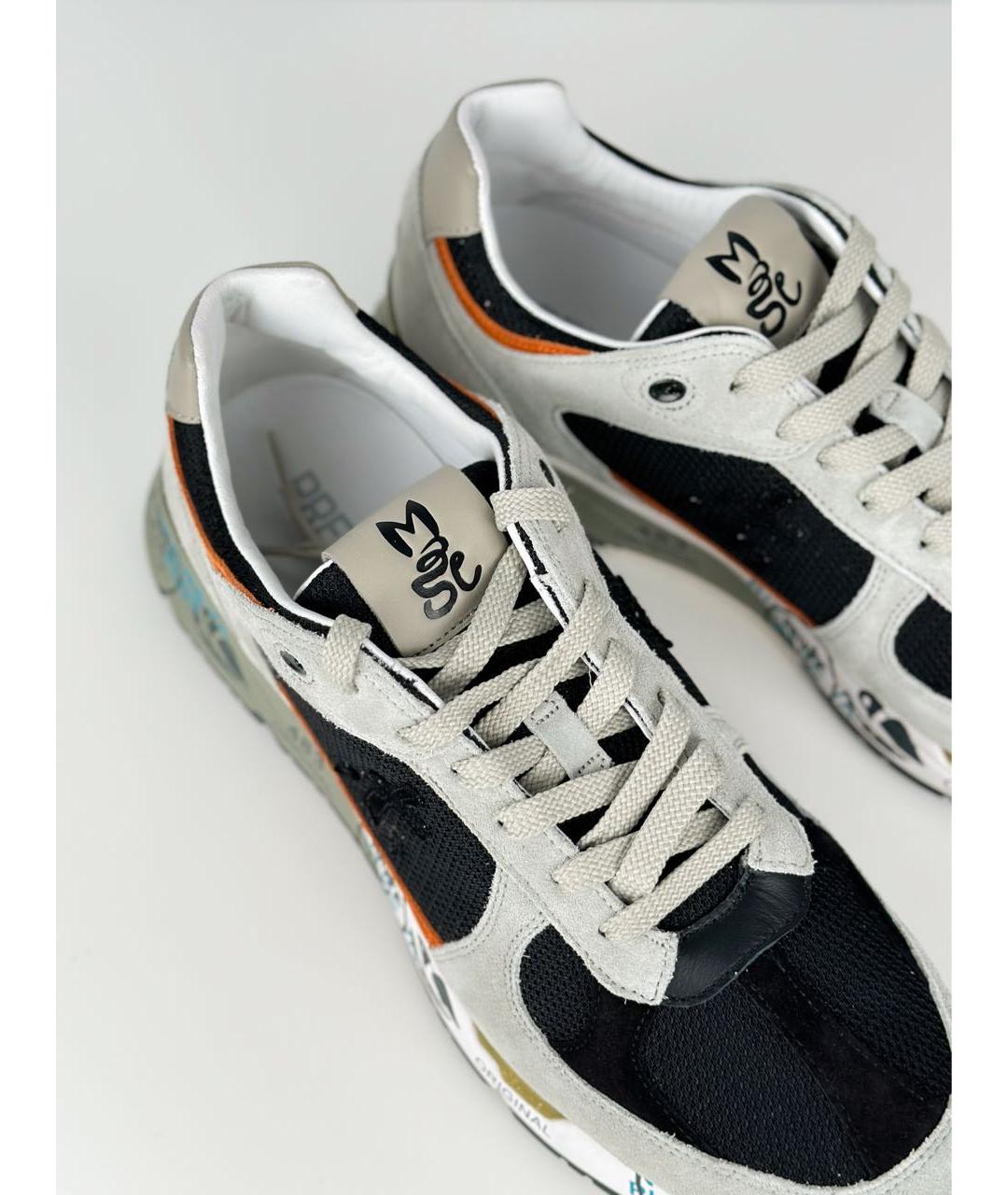 PREMIATA Серые замшевые слипоны, фото 5