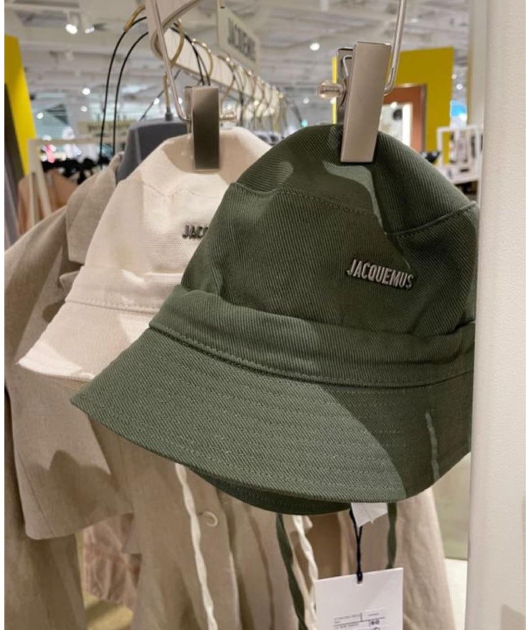 JACQUEMUS Хаки панама, фото 3