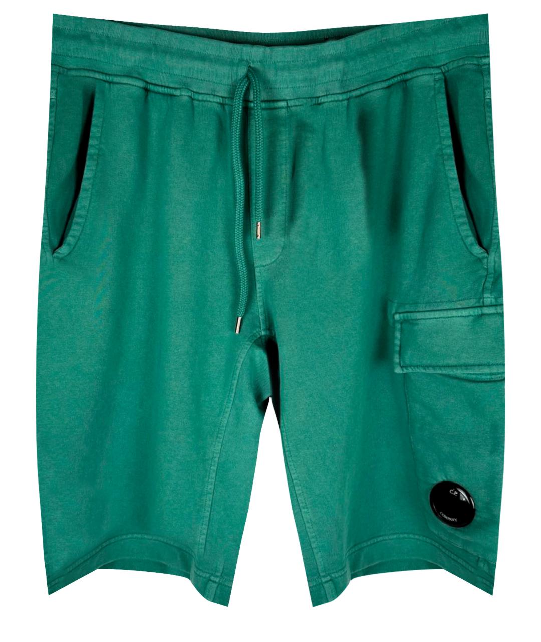 STONE ISLAND Зеленые хлопковые шорты, фото 1