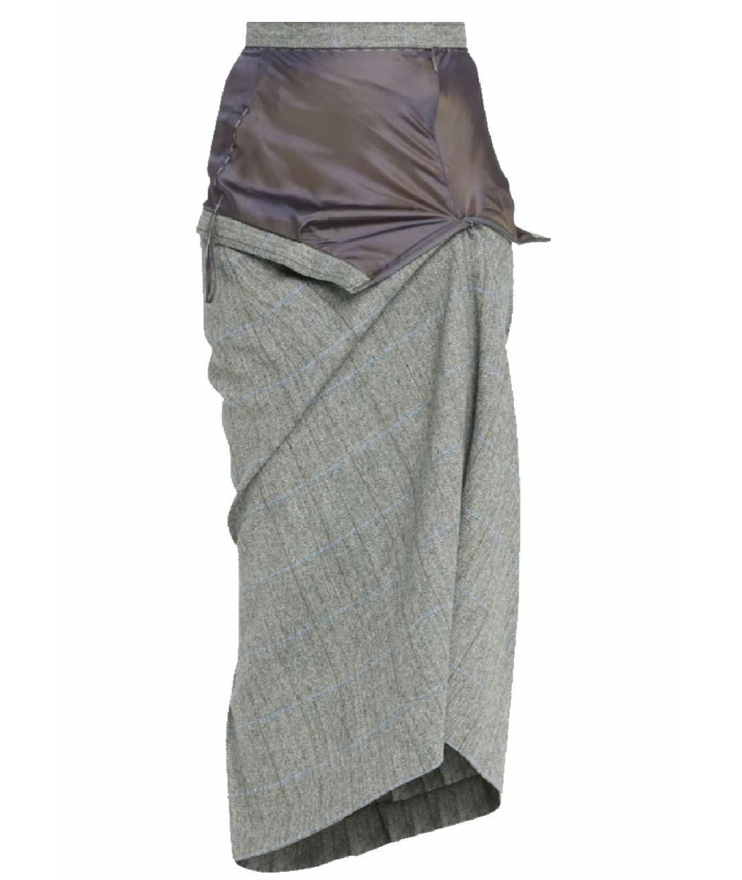 MAISON MARGIELA Шерстяная юбка миди, фото 1