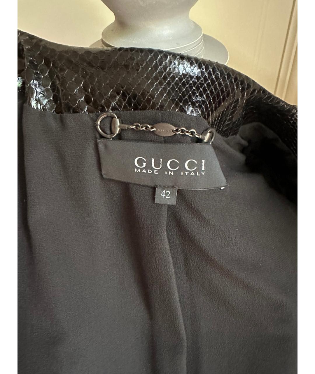 GUCCI Мульти куртка из экзотической кожи, фото 3