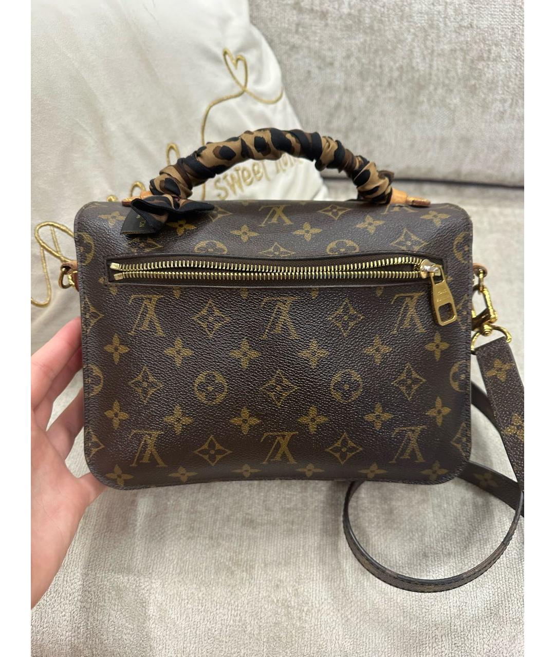 LOUIS VUITTON Коричневая сумка через плечо, фото 2