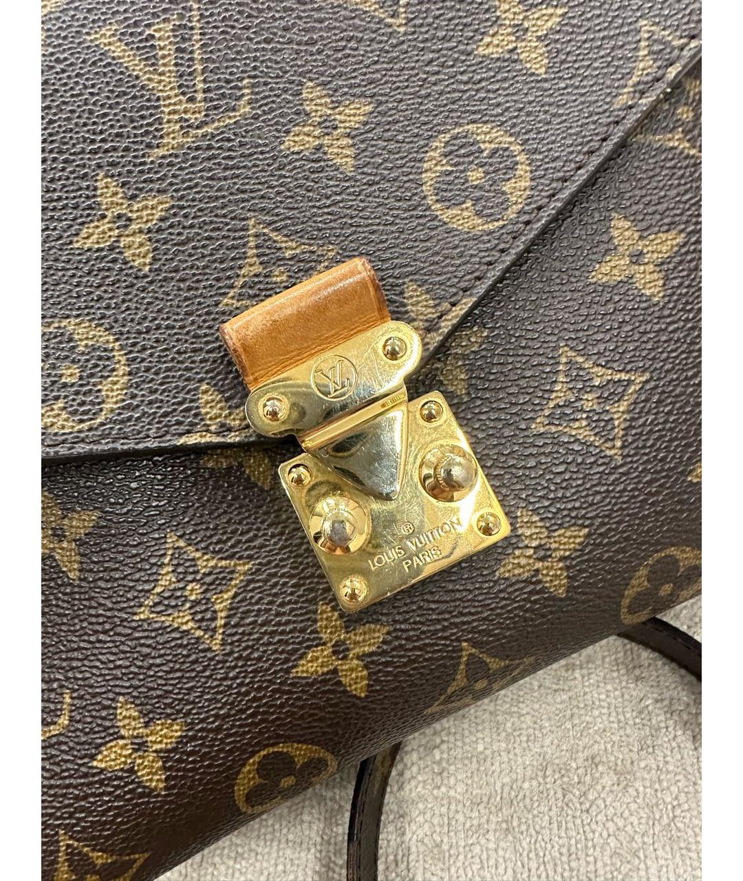 LOUIS VUITTON Коричневая сумка через плечо, фото 6