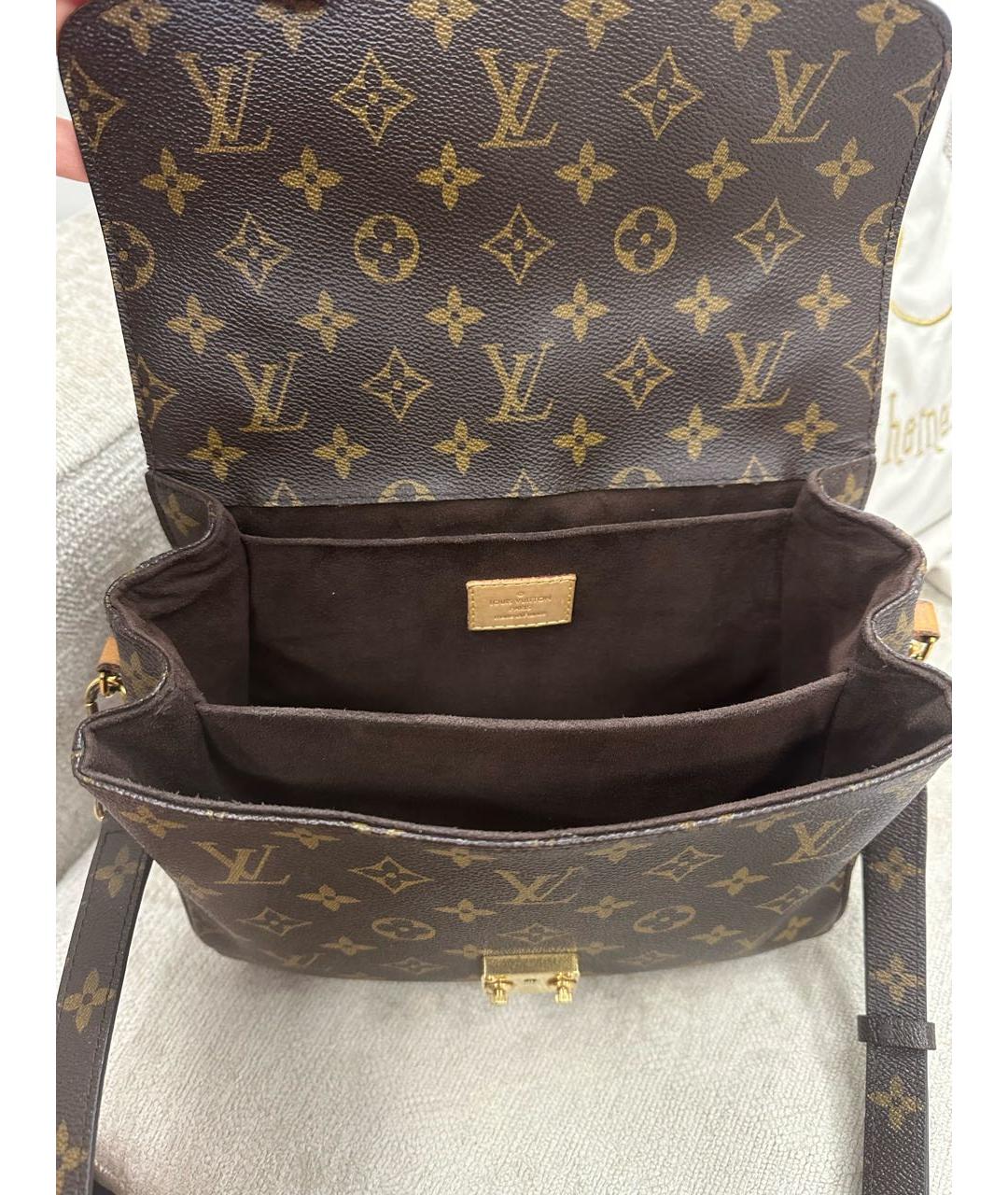 LOUIS VUITTON Коричневая сумка через плечо, фото 5