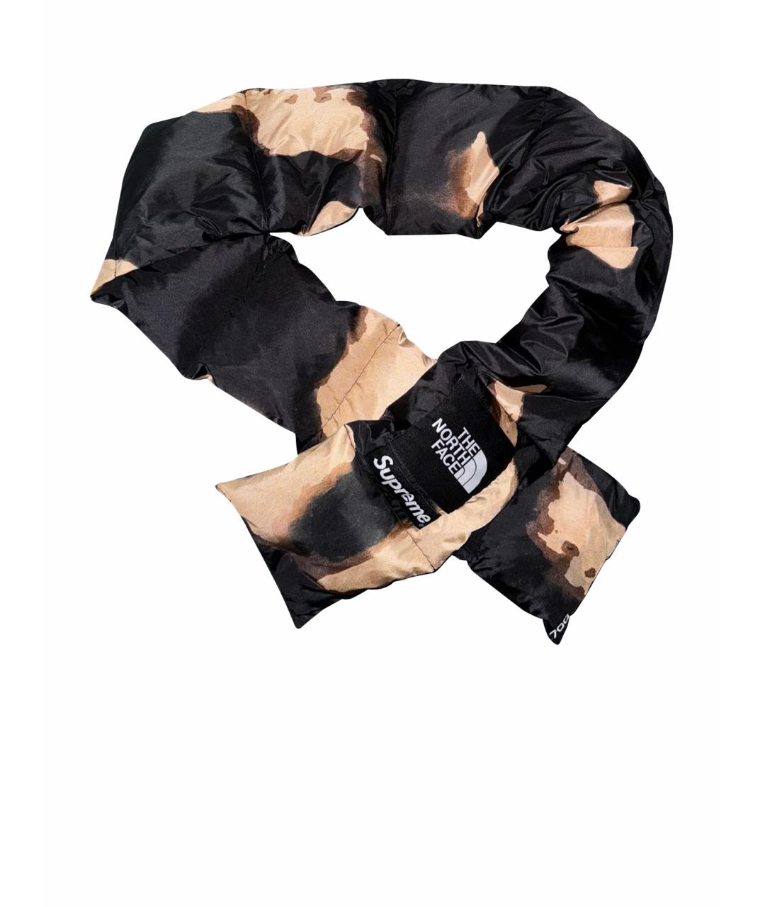 SUPREME Черный шарф, фото 1