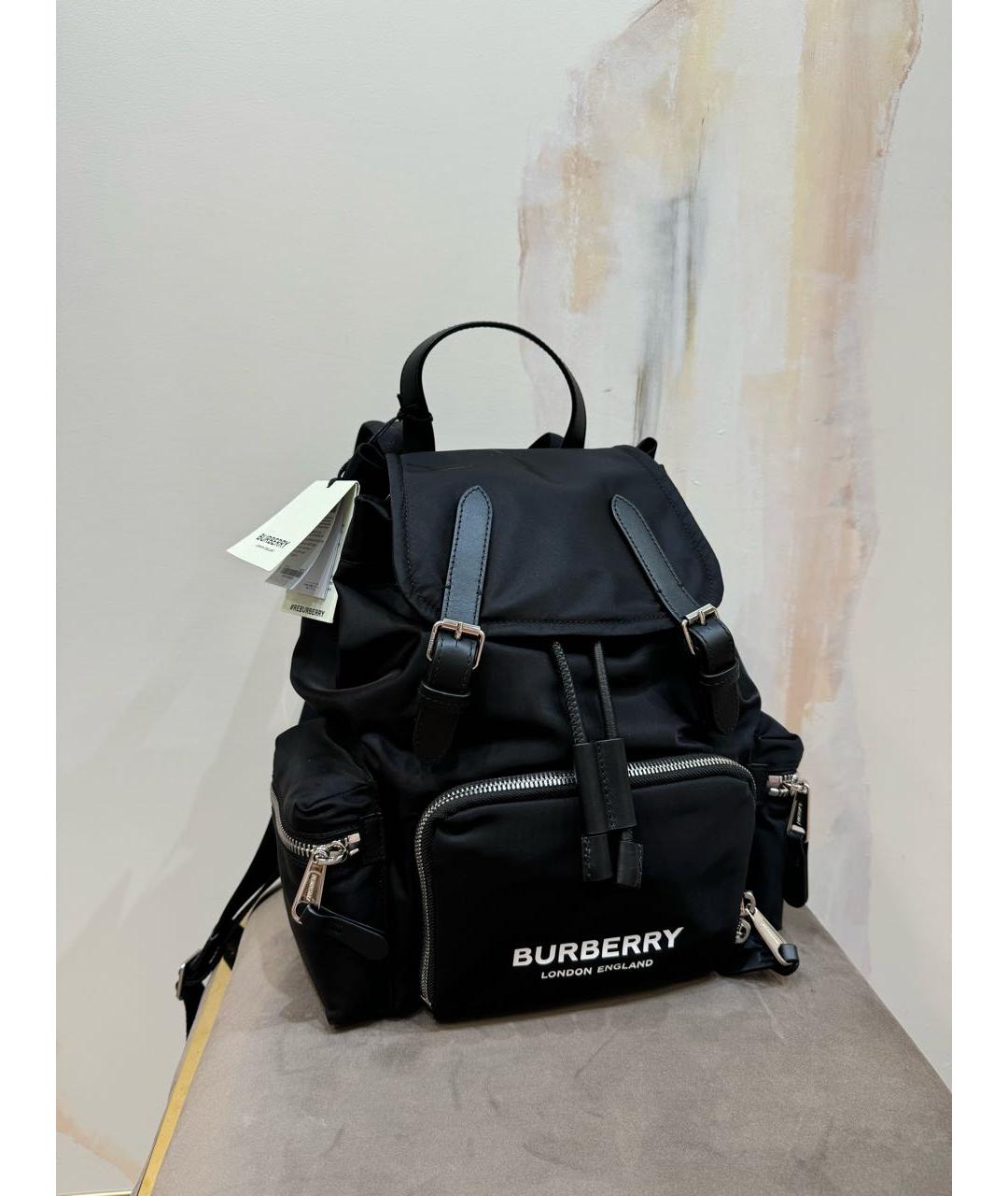 BURBERRY Черный рюкзак, фото 2