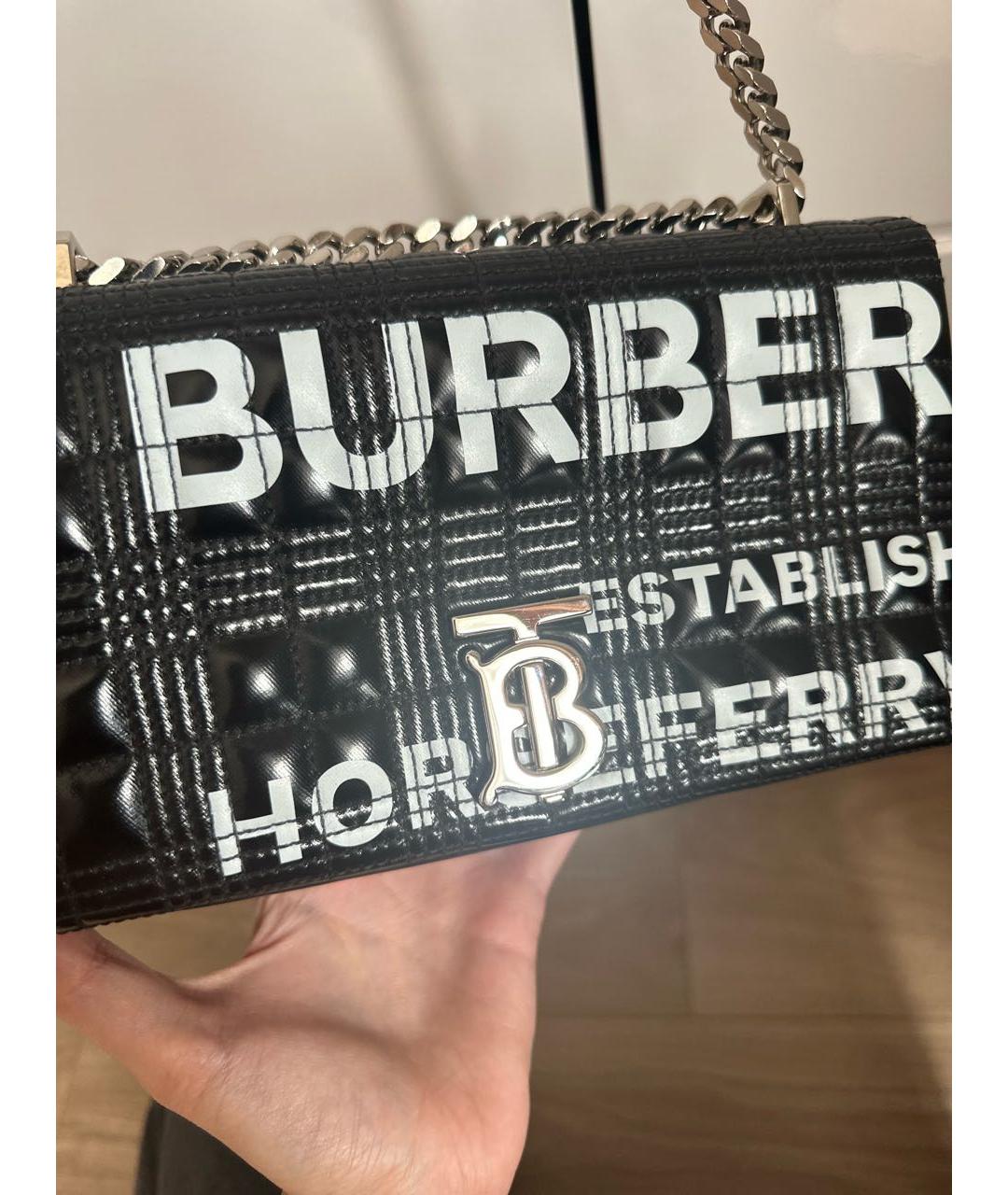 BURBERRY Черная сумка через плечо, фото 5