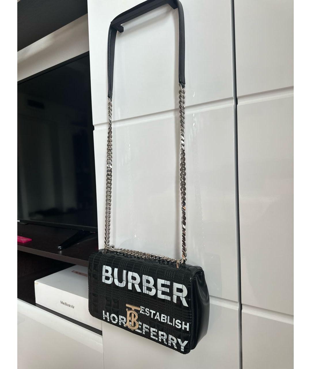 BURBERRY Черная сумка через плечо, фото 3