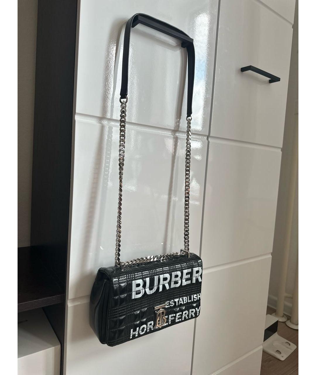 BURBERRY Черная сумка через плечо, фото 2