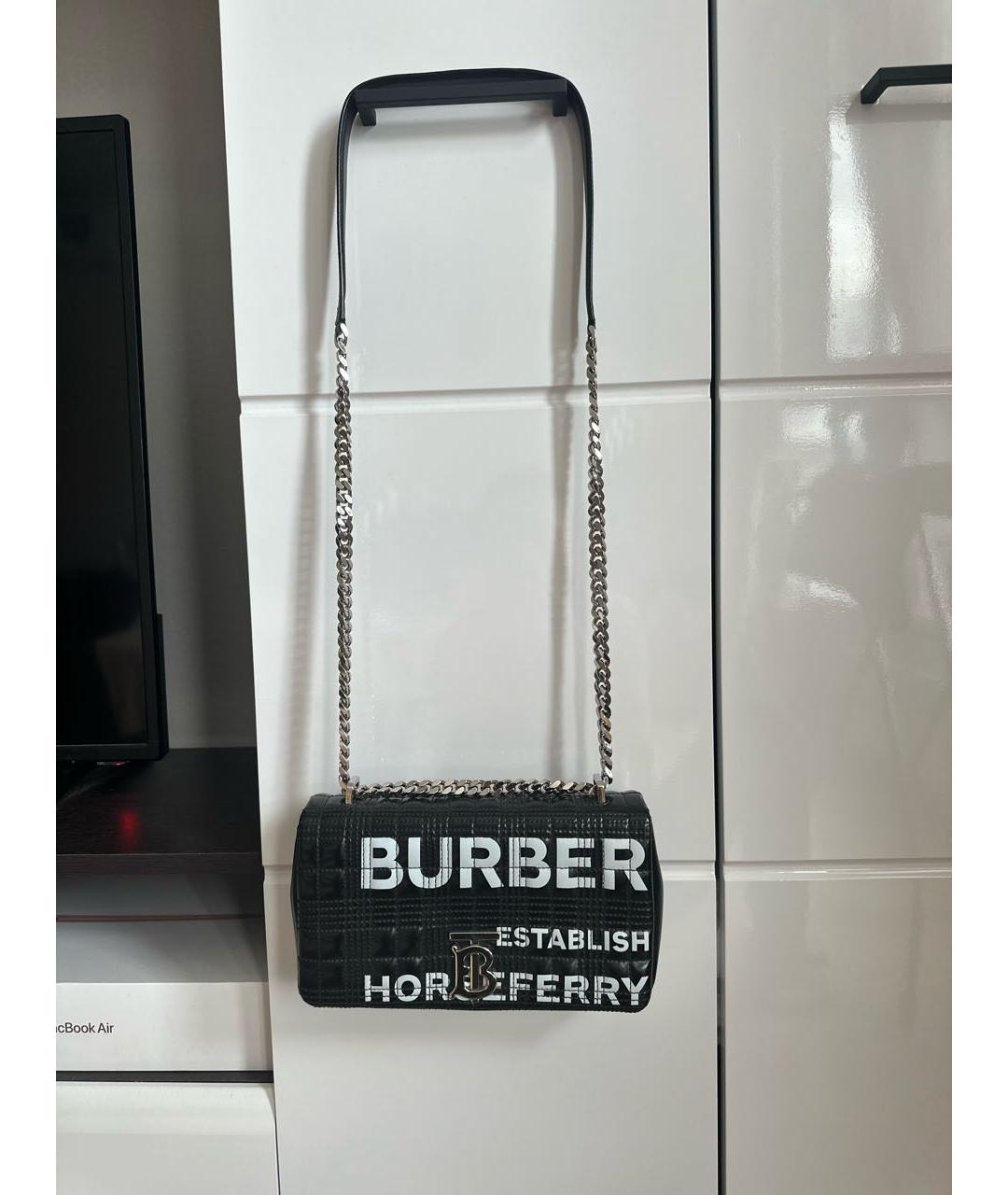 BURBERRY Черная сумка через плечо, фото 7