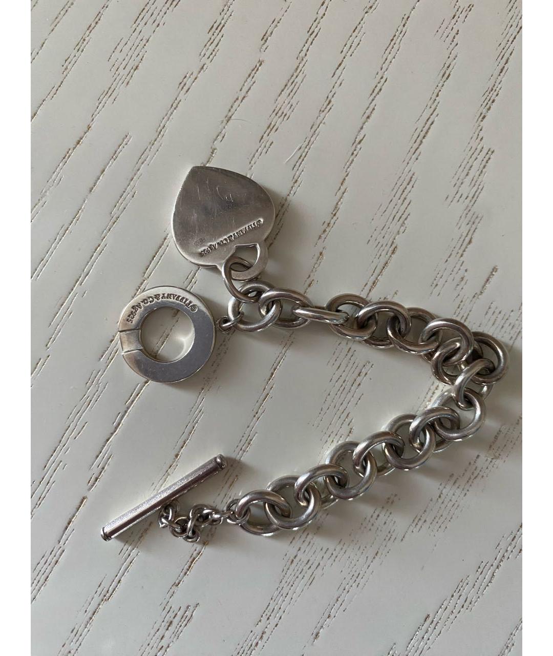 TIFFANY&CO Серебрянный серебряный браслет, фото 4