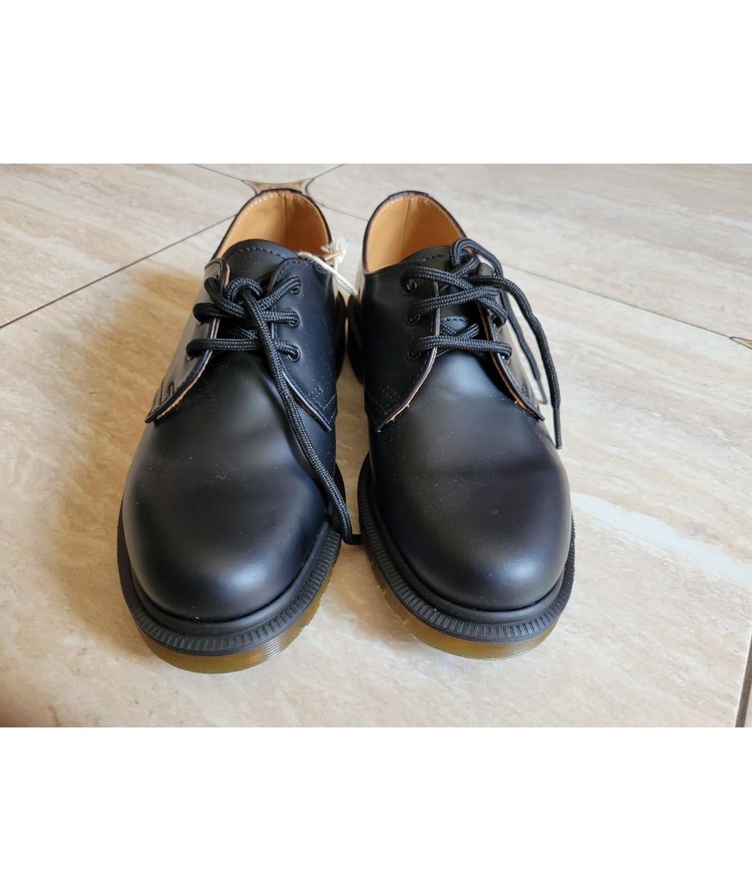 DR. MARTENS Черные кожаные ботинки, фото 2