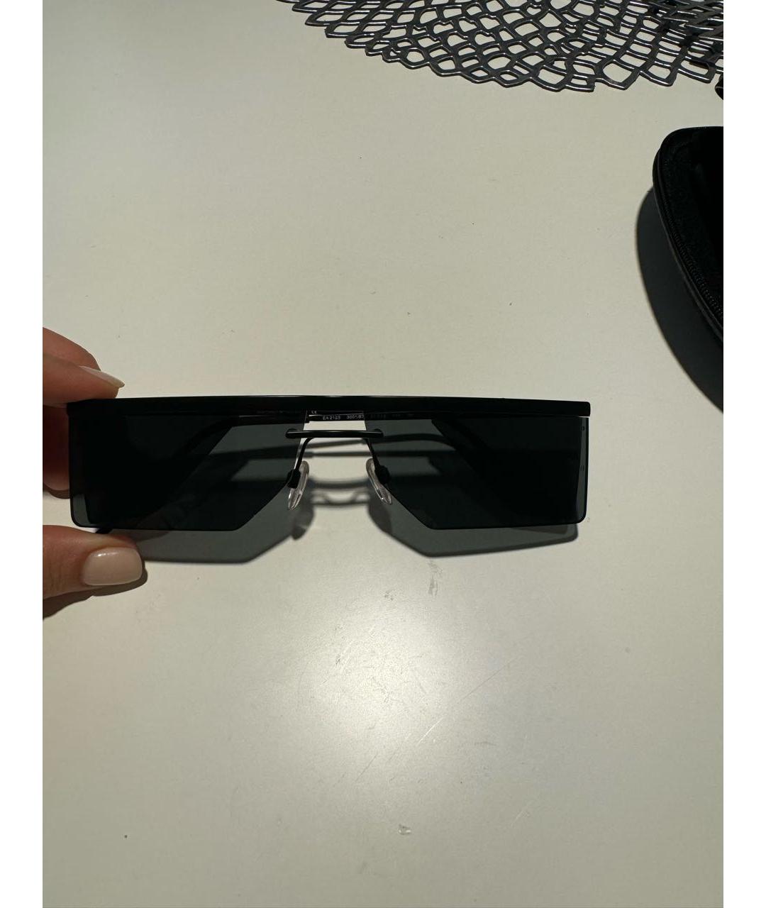 EMPORIO ARMANI Черные солнцезащитные очки, фото 7