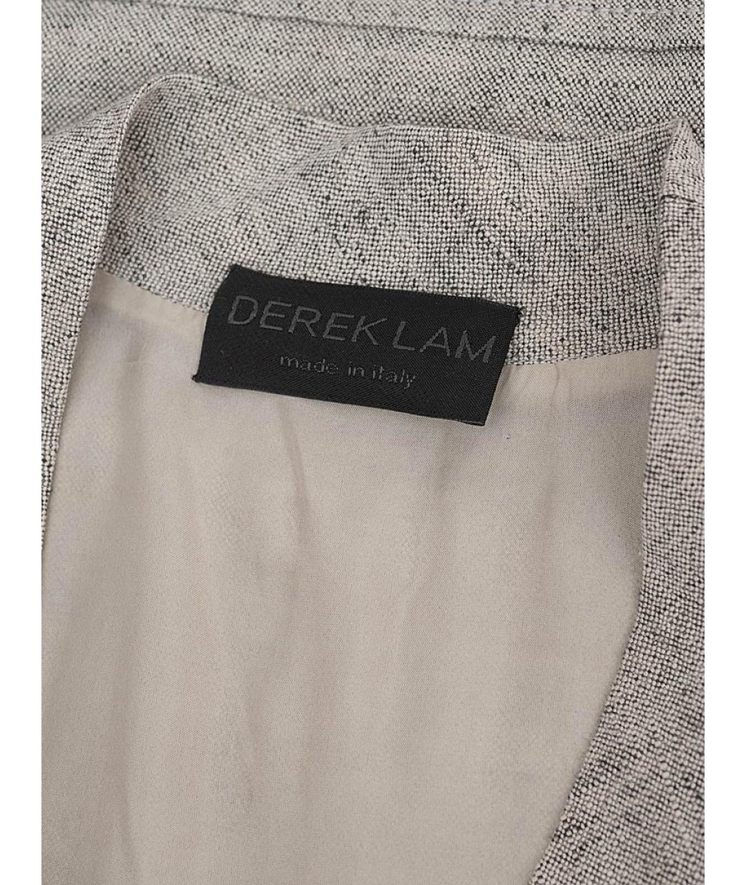 DEREK LAM Серое повседневное платье, фото 3