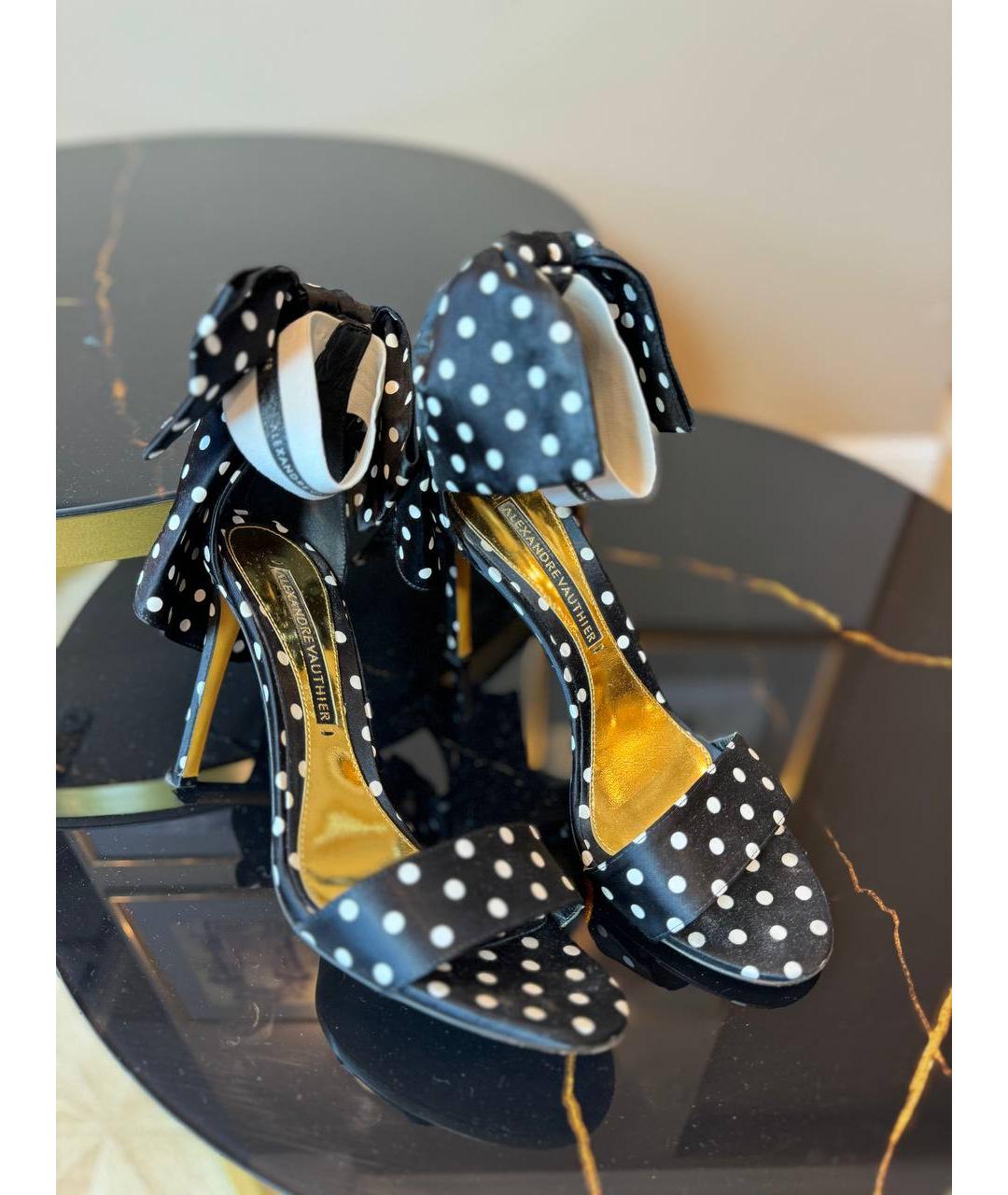 ALEXANDRE VAUTHIER Черные босоножки, фото 3