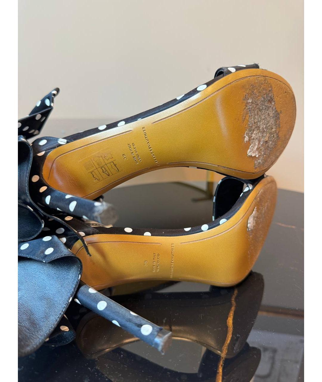 ALEXANDRE VAUTHIER Черные босоножки, фото 5