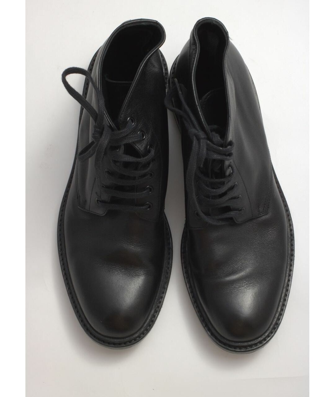SAINT LAURENT Черные кожаные ботинки, фото 5