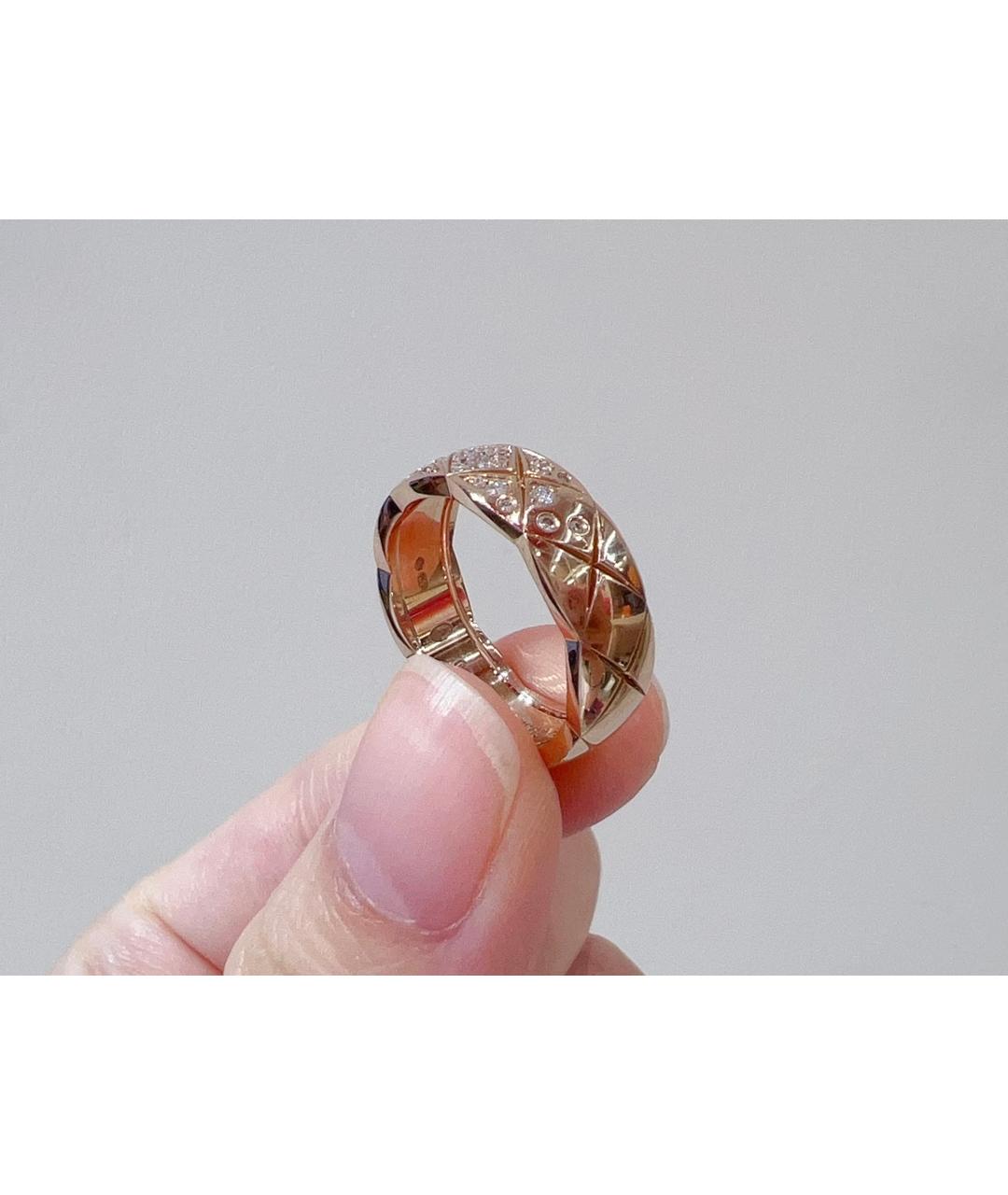 CHANEL Золотое кольцо из розового золота, фото 7