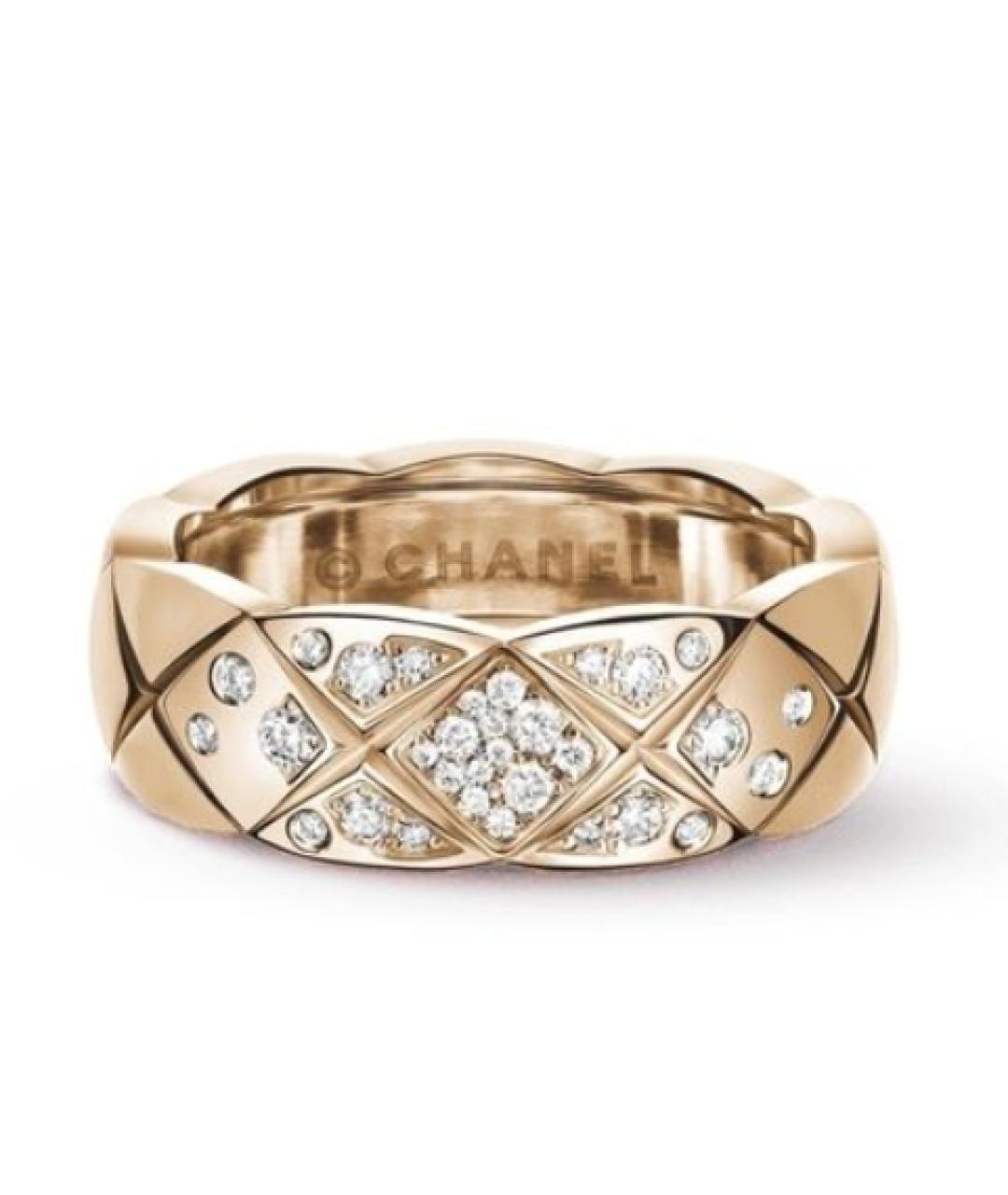 CHANEL Золотое кольцо из розового золота, фото 10