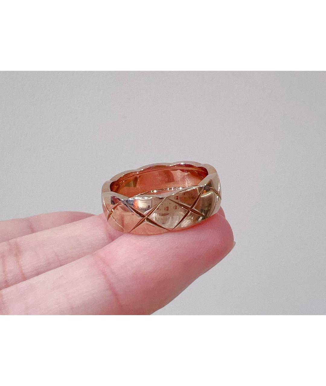 CHANEL Золотое кольцо из розового золота, фото 6