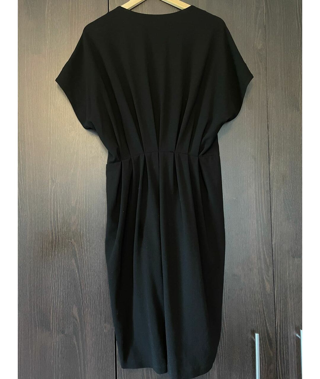 BRUNELLO CUCINELLI Черное хлопковое повседневное платье, фото 2