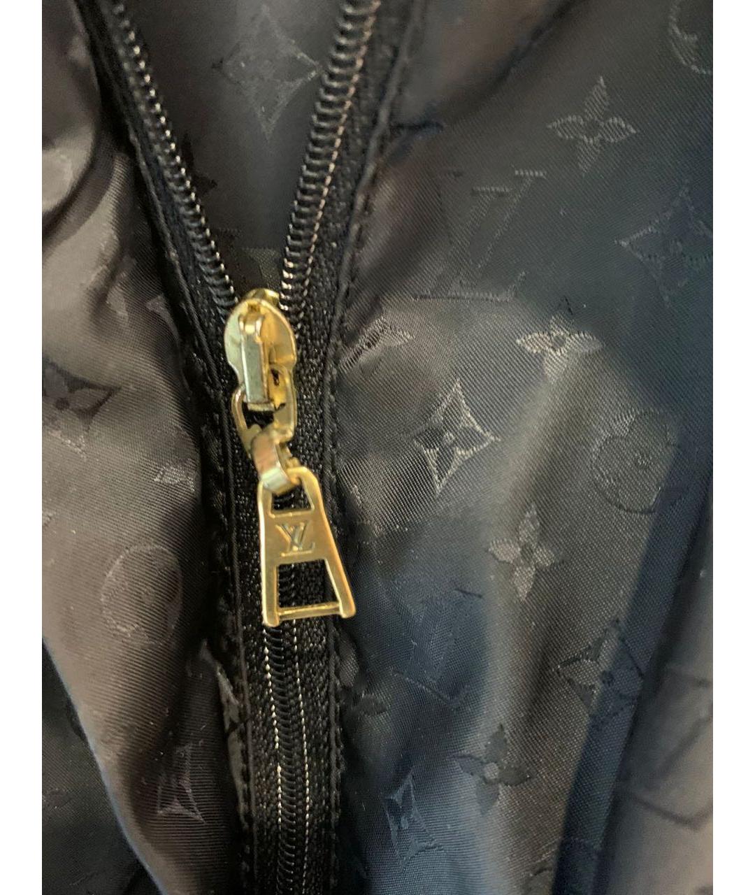 LOUIS VUITTON PRE-OWNED Черная полиэстеровая куртка, фото 4