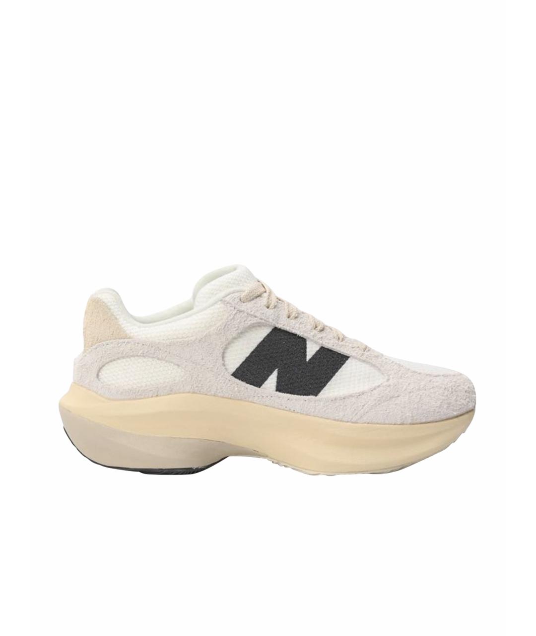 NEW BALANCE Белые замшевые низкие кроссовки / кеды, фото 1