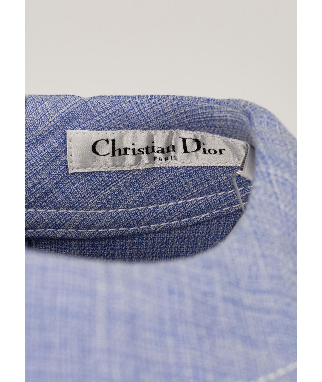 CHRISTIAN DIOR PRE-OWNED Голубой хлопковый костюм с юбками, фото 6
