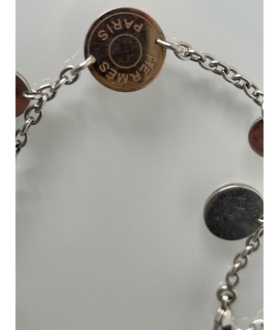 HERMES PRE-OWNED Серебрянный браслет из розового золота, фото 5