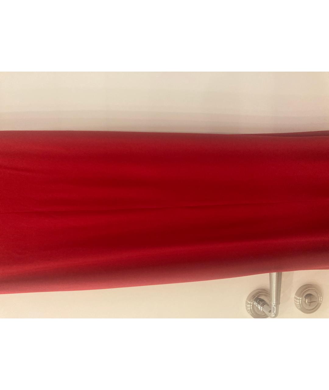 ALEXANDRE VAUTHIER Красное вискозное вечернее платье, фото 4