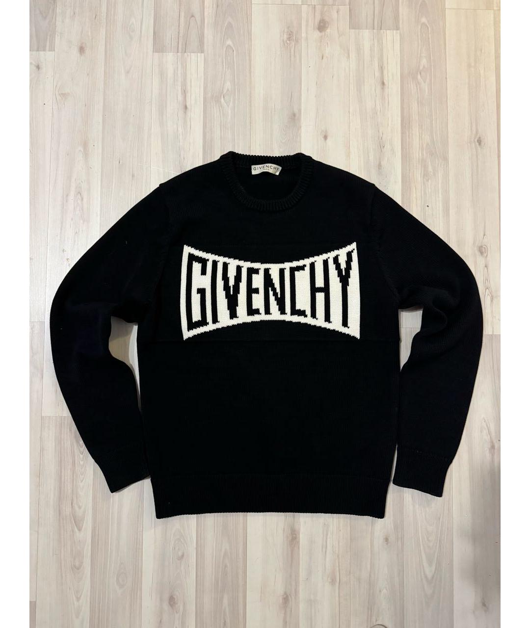 GIVENCHY Черный хлопковый джемпер / свитер, фото 6