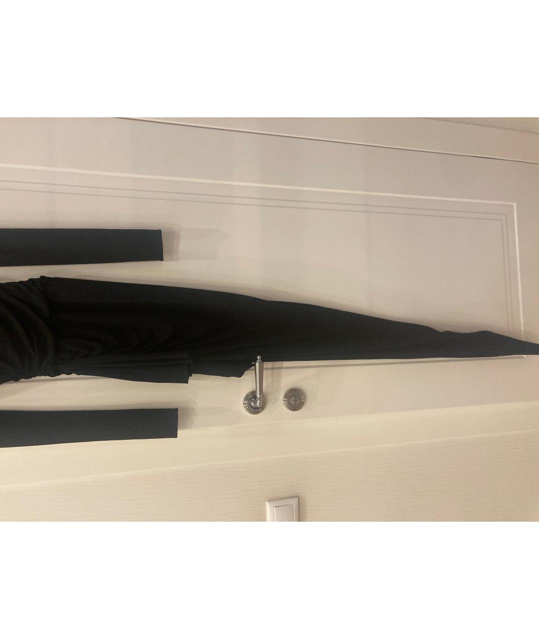 ALEXANDRE VAUTHIER Черное вискозное коктейльное платье, фото 7