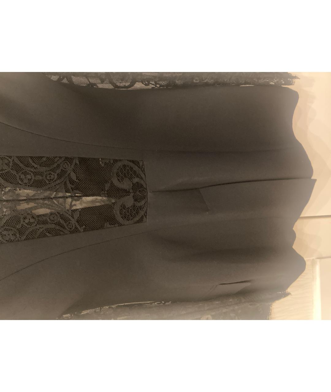 ALEXANDER MCQUEEN Черный вискозный жакет/пиджак, фото 4