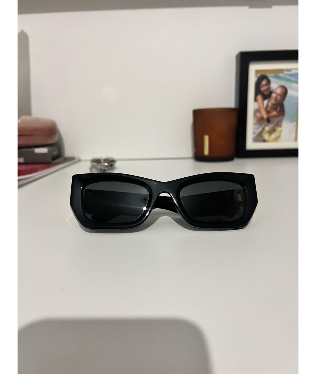 MIU MIU Черные пластиковые солнцезащитные очки, фото 9