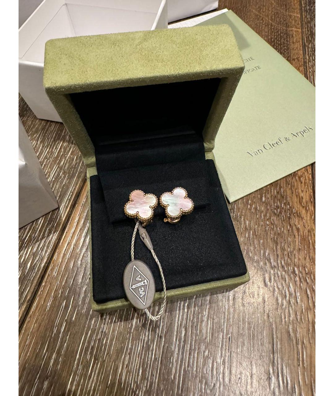 VAN CLEEF & ARPELS Серьги из желтого золота, фото 6