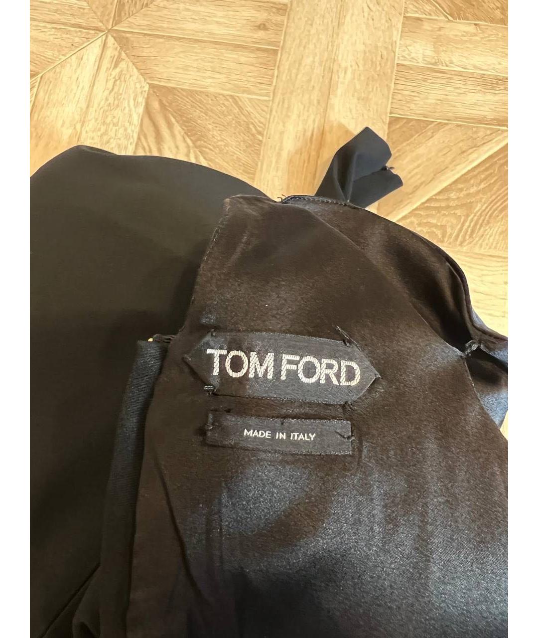 TOM FORD Черное вискозное вечернее платье, фото 3