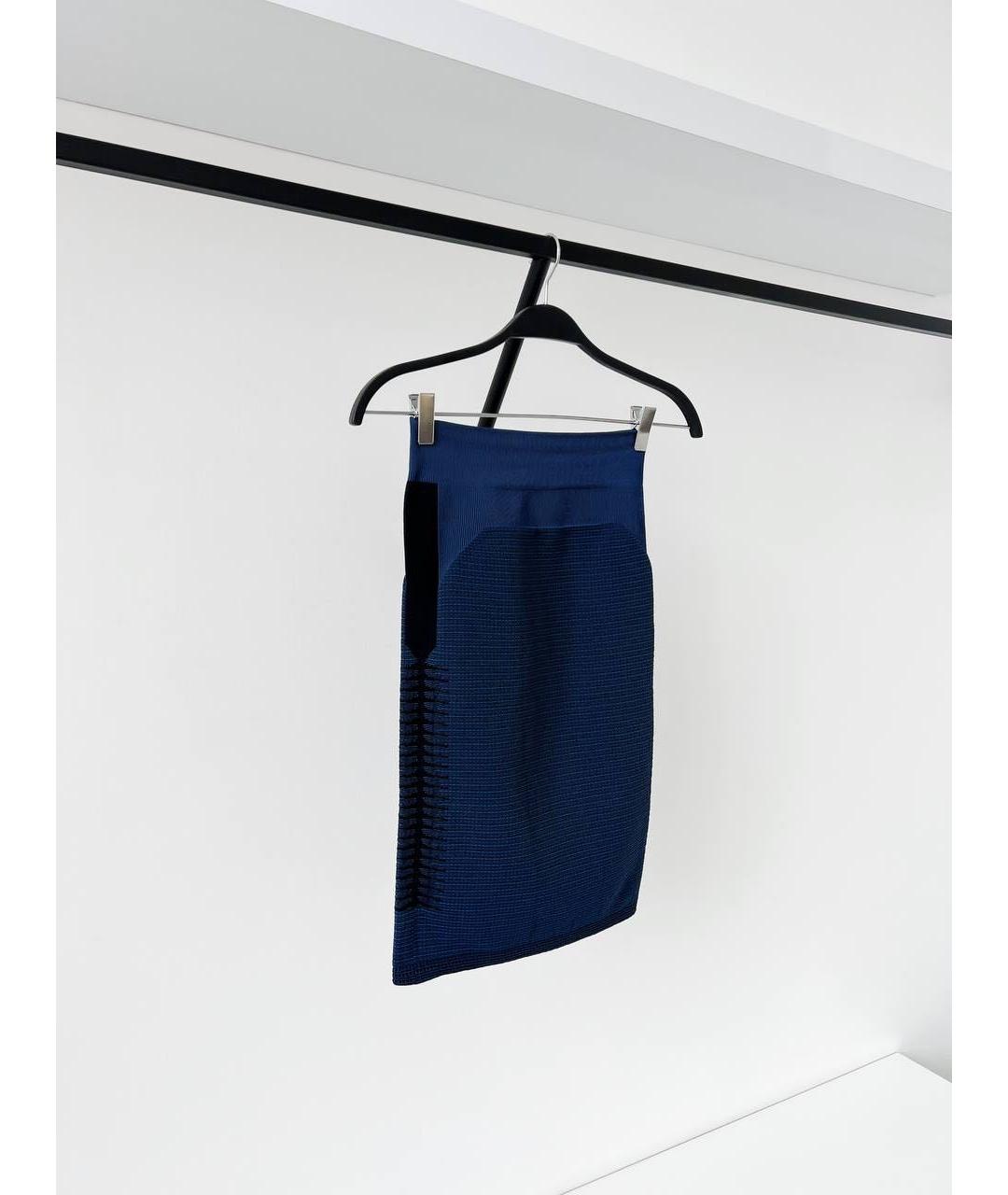 WOLFORD Темно-синяя юбка миди, фото 2