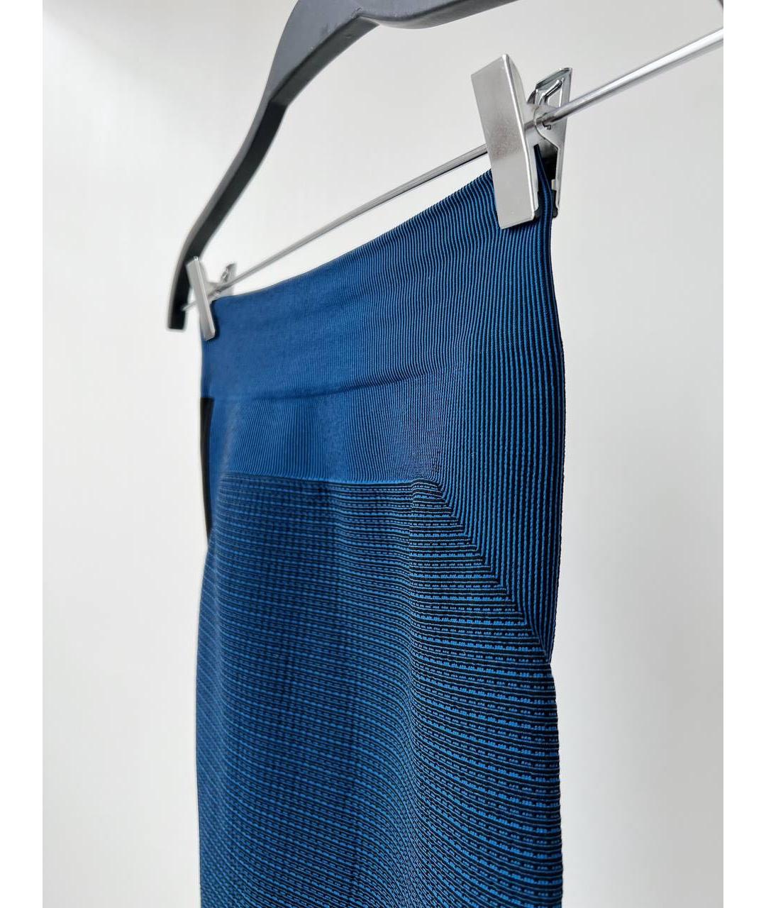 WOLFORD Темно-синяя юбка миди, фото 8