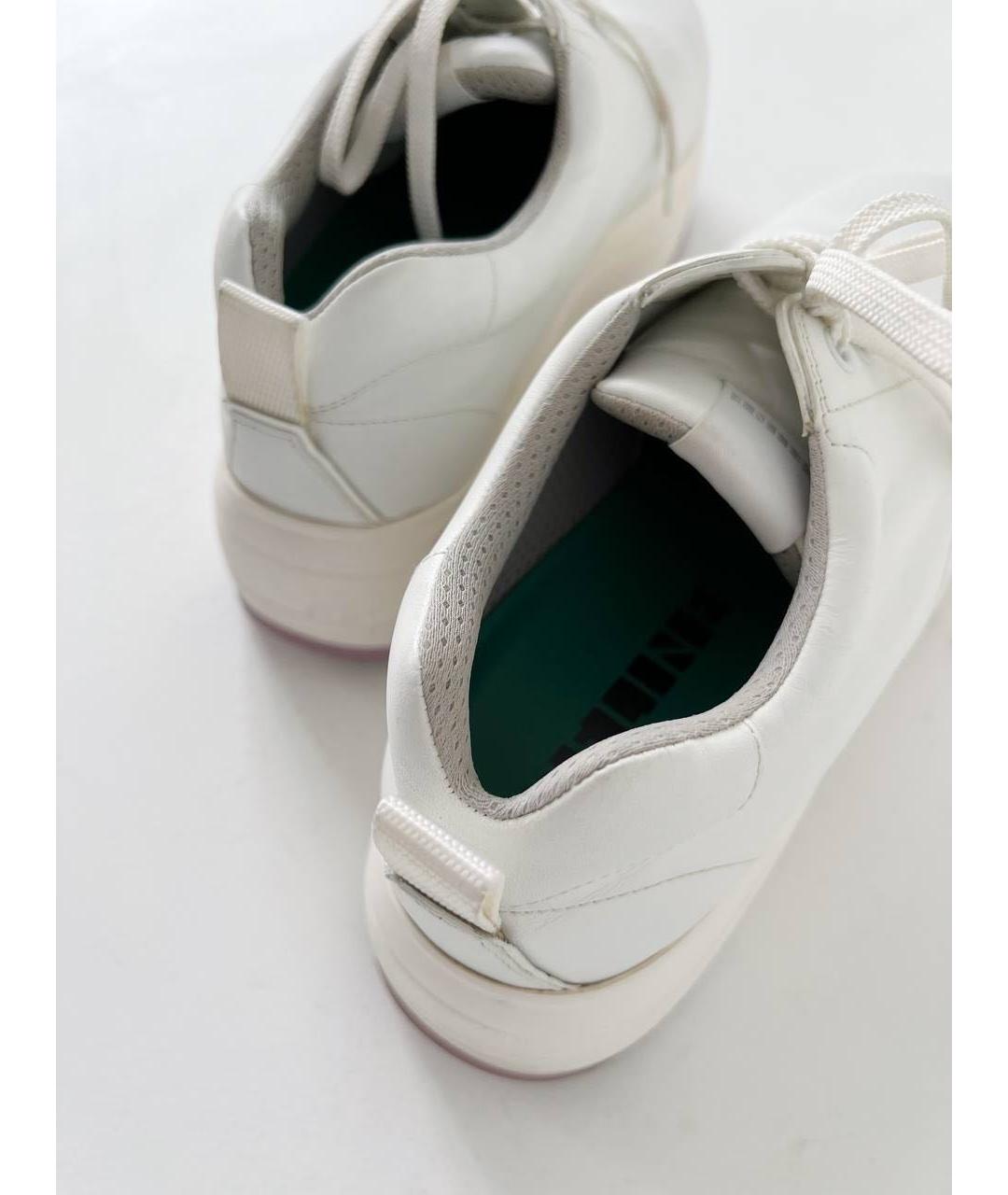 CELINE Белые кожаные кроссовки, фото 7