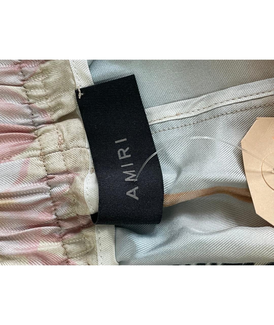 AMIRI Мульти шелковые шорты, фото 3