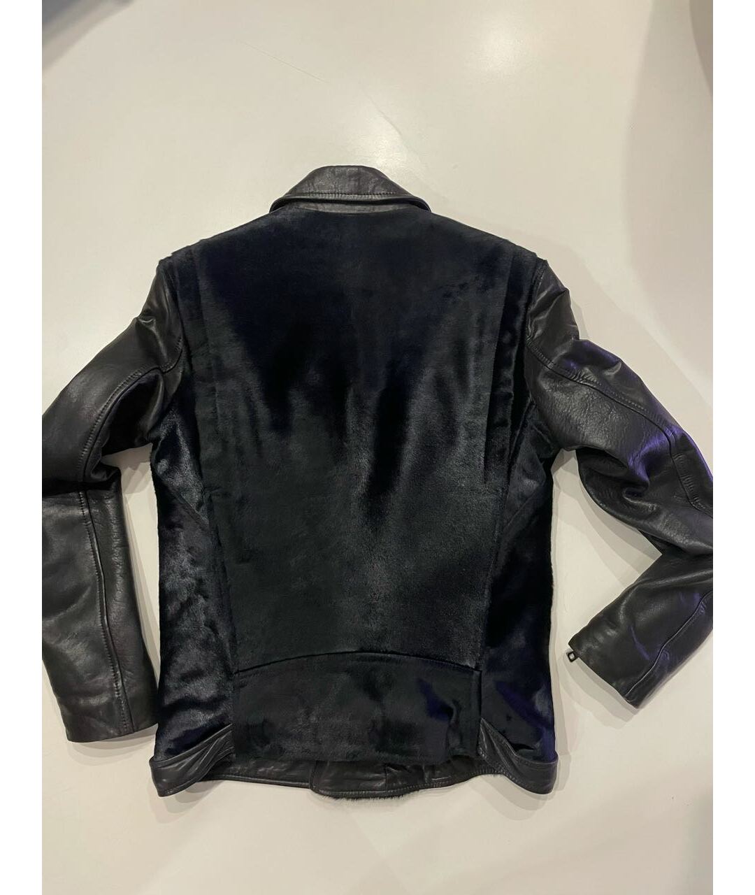 BALMAIN Черная меховая куртка, фото 2