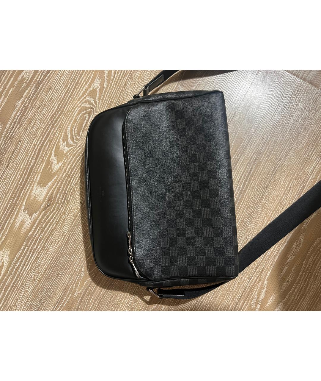LOUIS VUITTON Черная сумка на плечо, фото 3