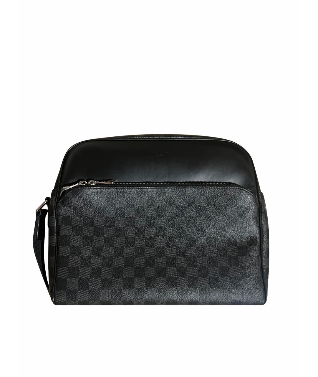 LOUIS VUITTON Черная сумка на плечо, фото 1